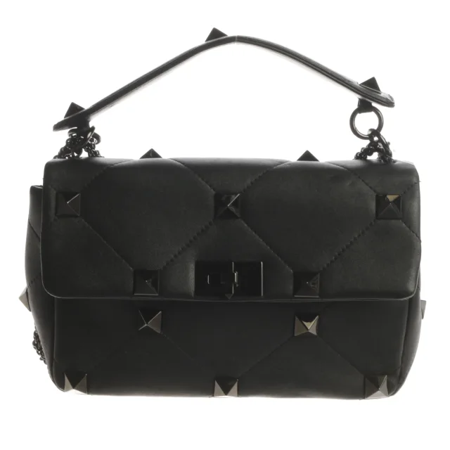 Valentino Garavani Roman Stud Handtasche Schwarz from Buddy And Selly