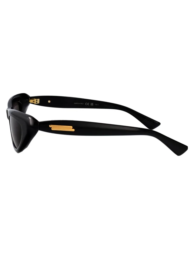 Bottega Veneta Bv1450s Cat-Eye Acetate Sunglasses — Black in Black from HEWI, photo 3 of 3