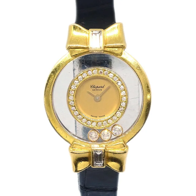 Chopard Happy Diamonds Ref.20/4297 Quartz Watch 18KYG Diamond Crocodile in Crocodile from AMORE Vintage Tokyo