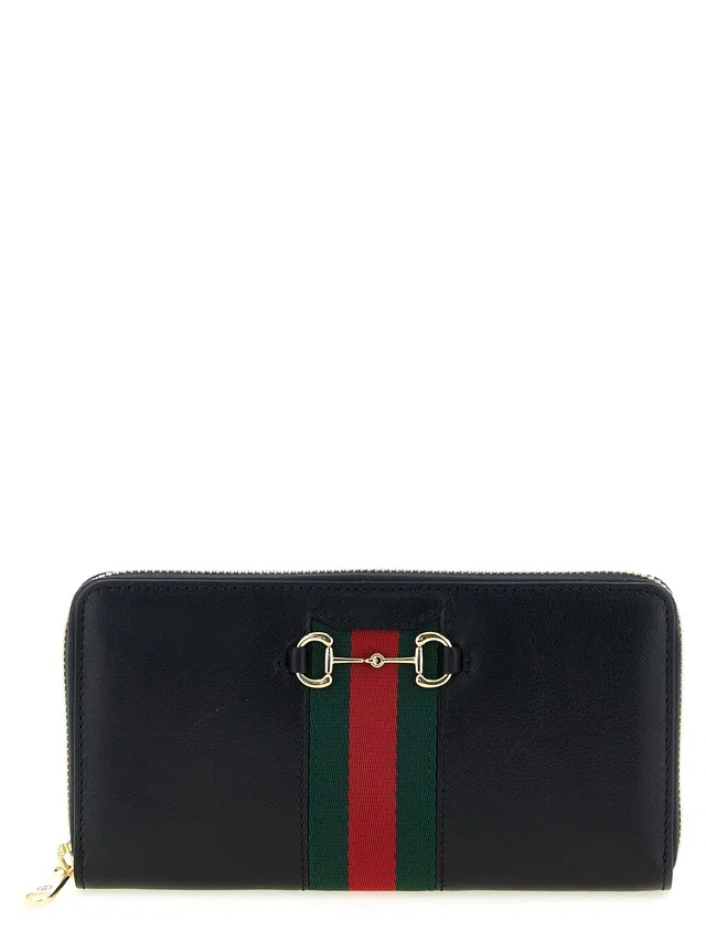 Gucci Horsebit Wallet — Black in Black Leather from HEWI