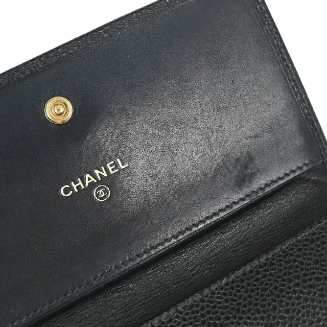 Chanel Timeless Cc French Caviar Black Calfskin Accessory in Black Caviar leather from HEWI, photo 9 of 15
