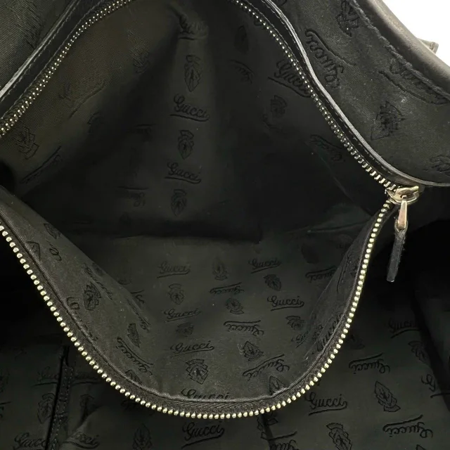 Gucci GG Twins Shima Leather Tote Bag in Black Leather from LuxUness, photo 10 of 10