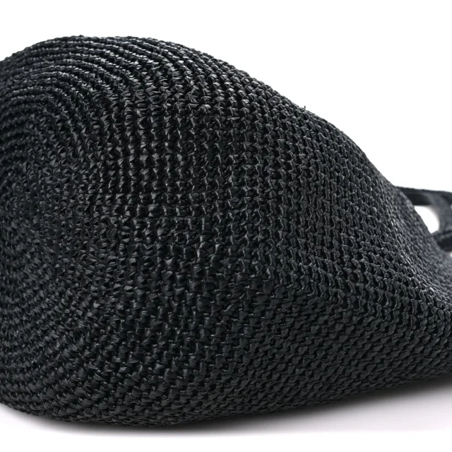 The Row Genevieve Tote Bag Black in Black Raffia from FASHIONPHILE, photo 9 of 9