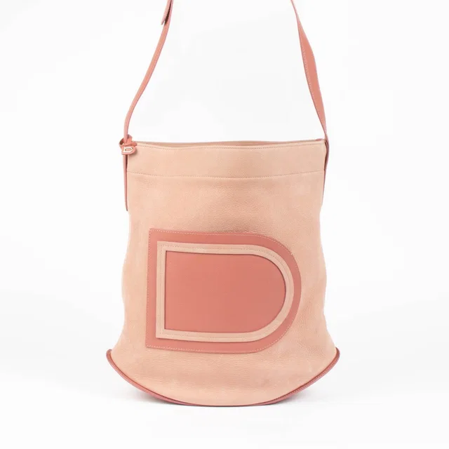 Delvaux Bois de Rose Santiag/Allure Pin Bag in Pink Leather from Labellov