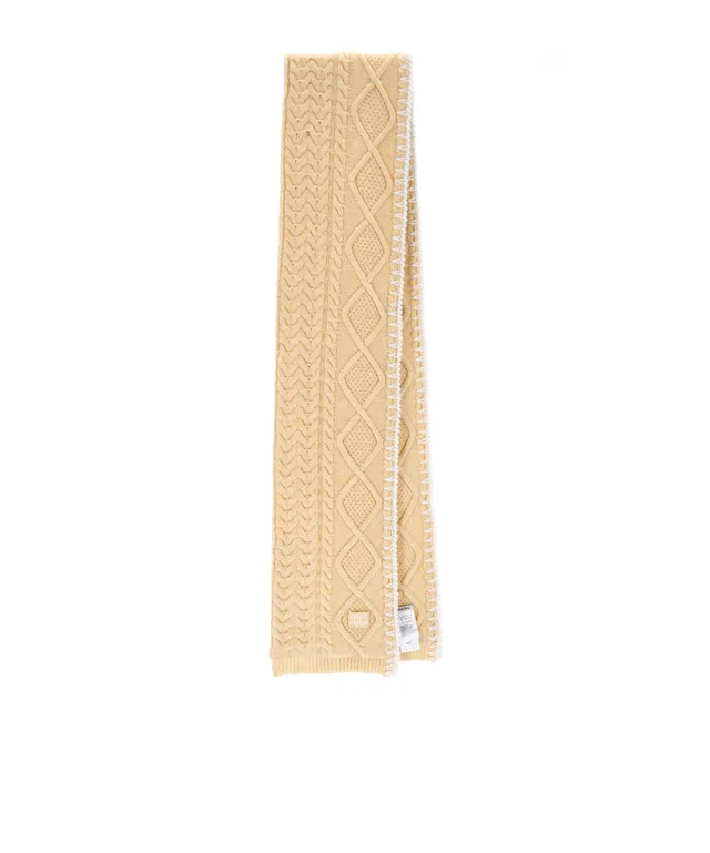 Miu Miu cable-knit embroidered scarf from SENSER, photo 1 of 1