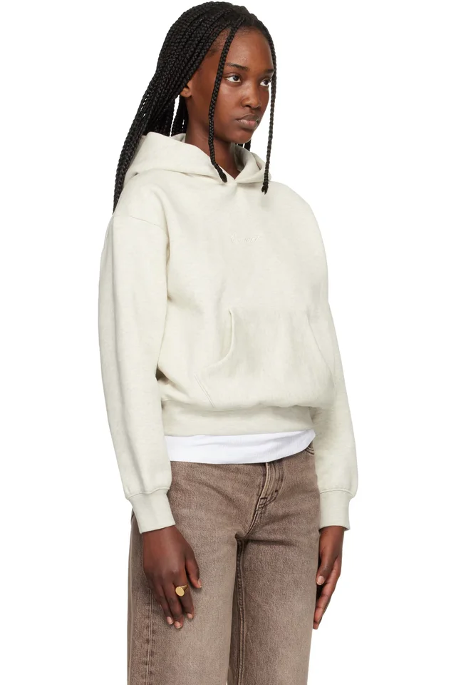 Fear of God ESSENTIALS Gray Signature Classic Hoodie, photo 2 of 4 from SSENSE