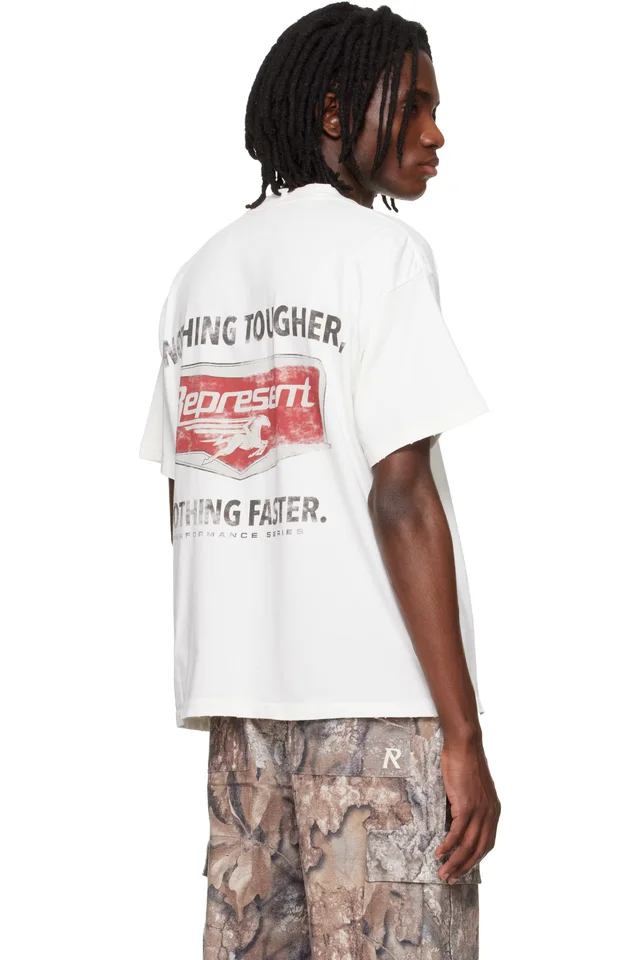 Represent Off-White 'Nothing Faster' T-shirt, photo 3 of 4 from SSENSE