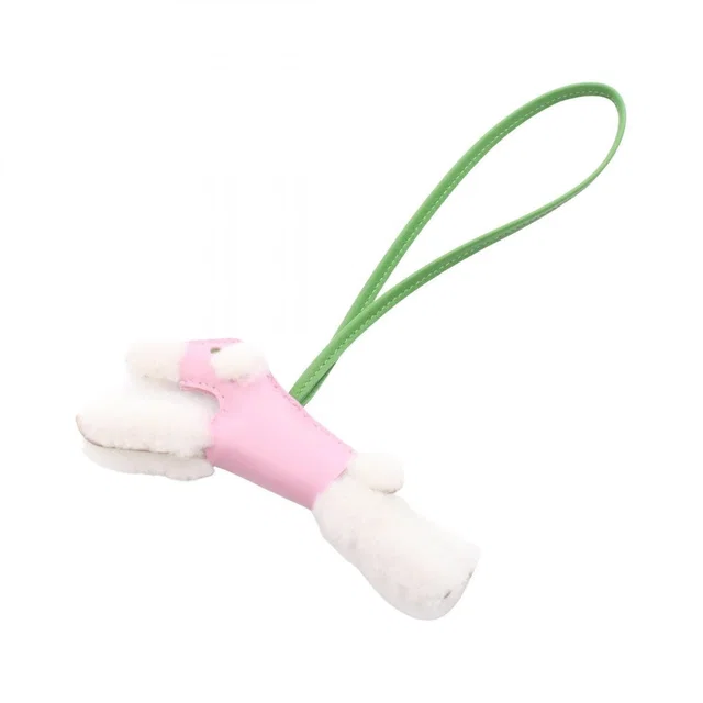 Hermès Charm Buddy Mauve Silvestre Vert Yucca Mouton in Green from The Reluxe