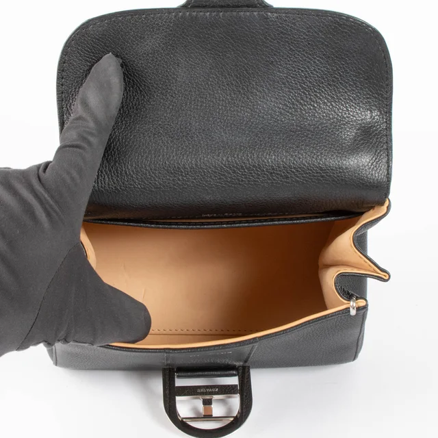 Delvaux Sellier Brillant Mini Bag in Black Leather from Labellov, photo 6 of 8
