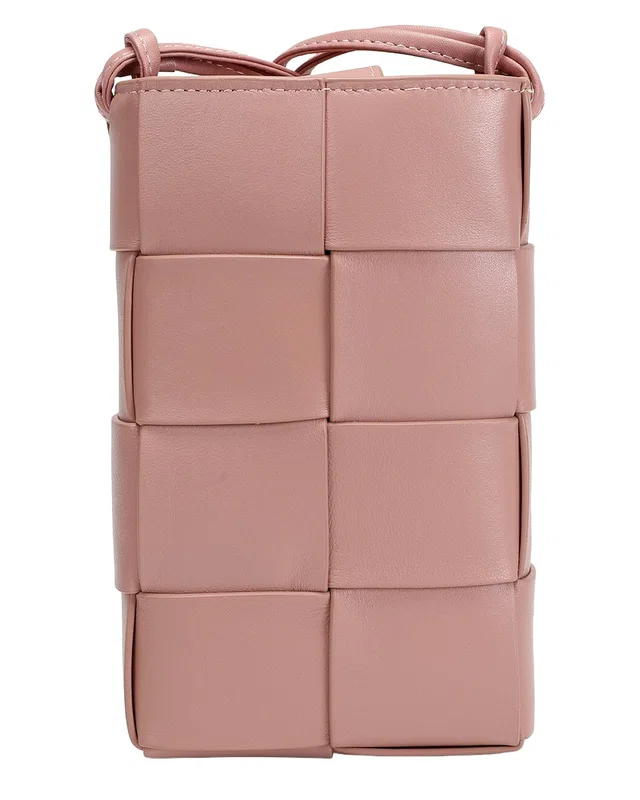 Tiffany & Fred Paris Hand-Woven Leather Phone Crossbody, image 1 of 1 from Rue La La