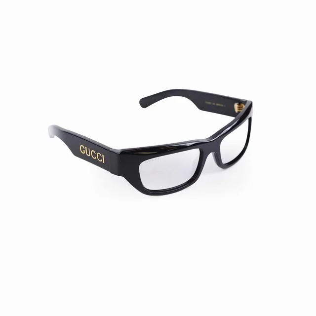 Gucci GG1296S 002 Sunglasses Black Reflective from The Purse Affair