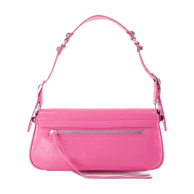 Balenciaga Le Cagole Shoulder Bag — Pink Calfskin in Pink Calfskin from HEWI