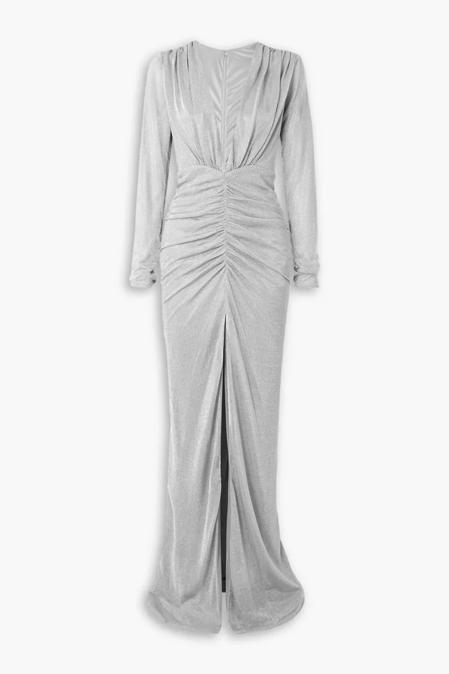 Costarellos Tatjana Ruched Knitted Maxi Dress from THE OUTNET, photo 1 of 1