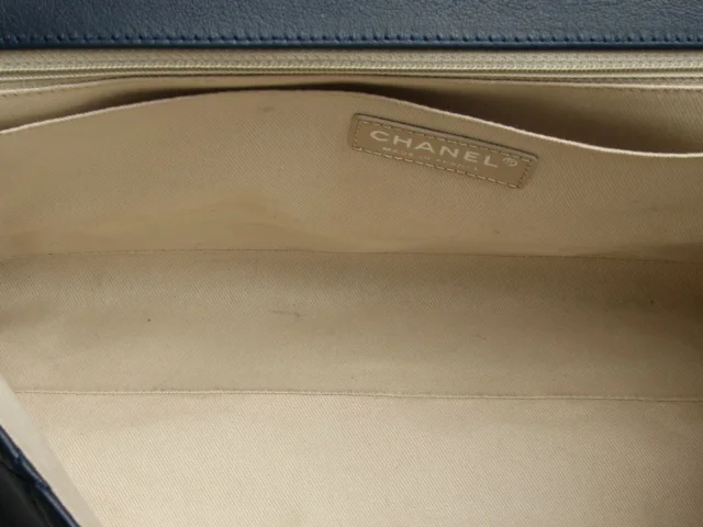 Chanel Navy Quilted Calfskin The Business Flap in Navy Calfskin from Ann's Fabulous Finds, photo 9 of 10