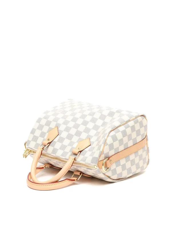 Louis Vuitton Damier Azur Speedy Bandoulière 25 Bag in Canvas from A Retro Tale, photo 5 of 8