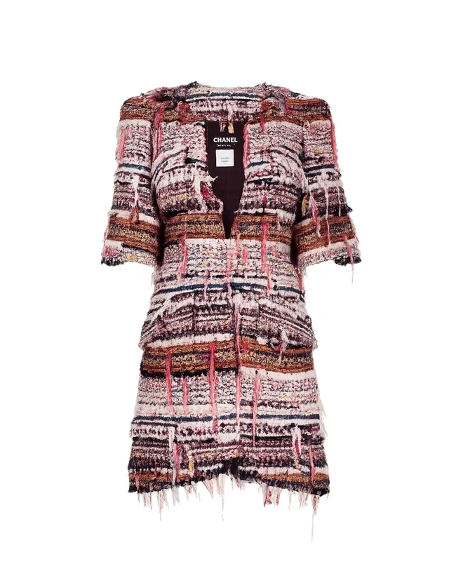 Chanel 2015 paris-dubai fantasy tweed coat in Tweed from Designer Revival