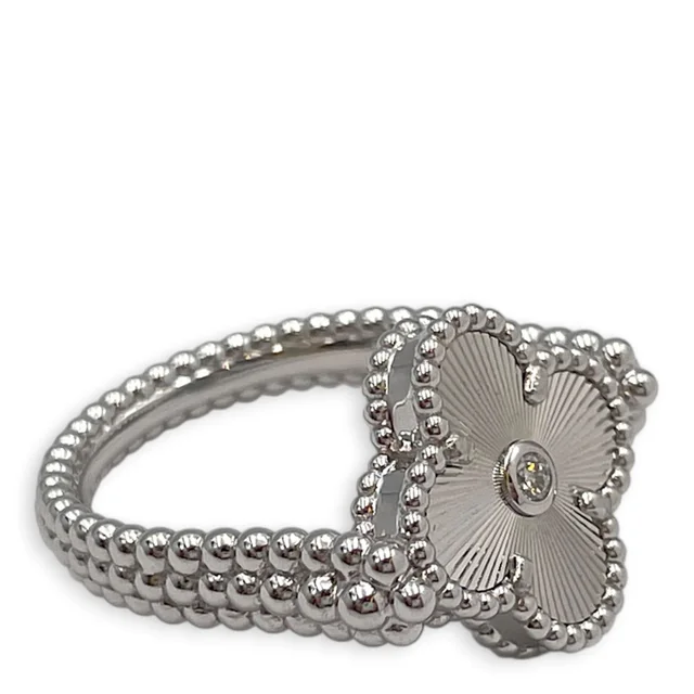 Van Cleef & Arpels (PSPM) Vintage Alhambra Reversible 55 Ring from LuxLexicon, photo 3 of 3