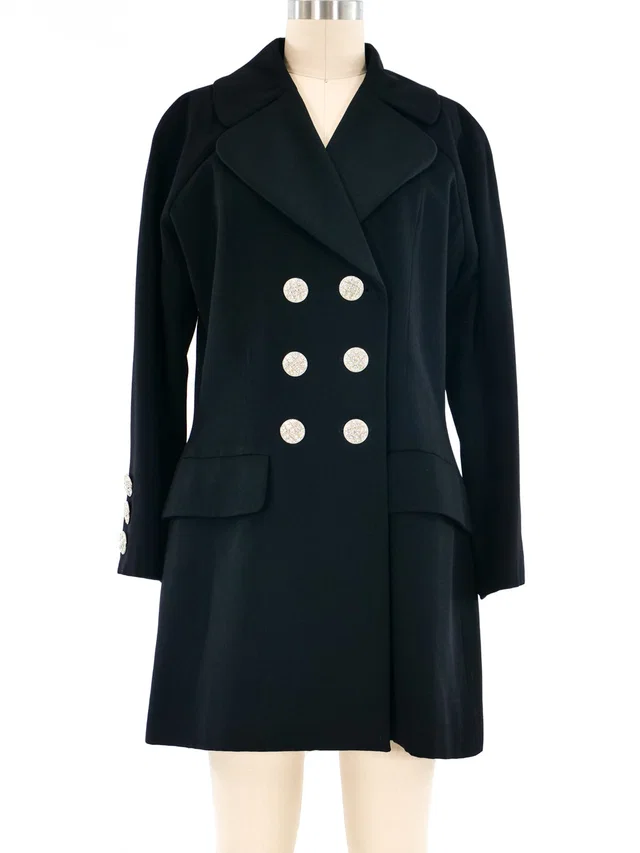 Saint Laurent Wool Evening Jacket in Wool from Arcade Vintage