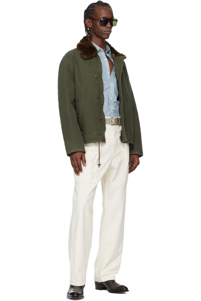 Isabel Marant Off-White Ilyan Jeans, photo 4 of 4 from SSENSE