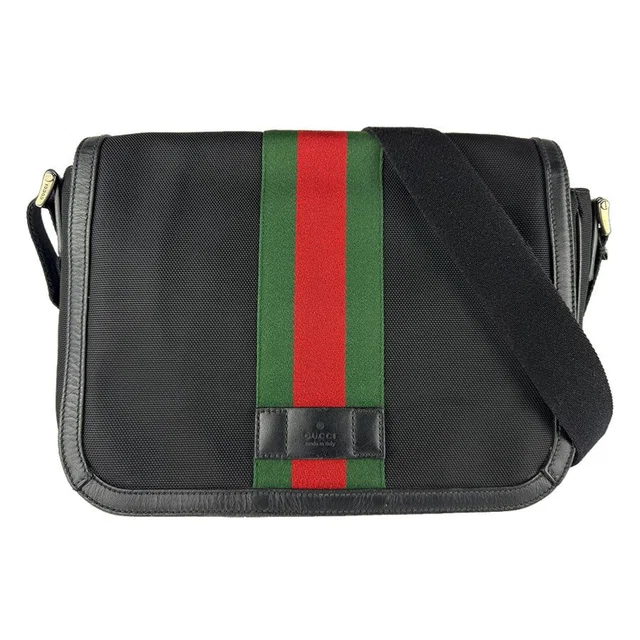Gucci Crossbody Shoulder Bag in Canvas from The Reluxe