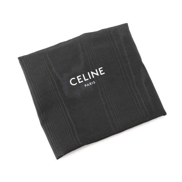 Celine logo messenger bag Black194503DOT Leather in Leather from GALLERY RARE, photo 18 of 18