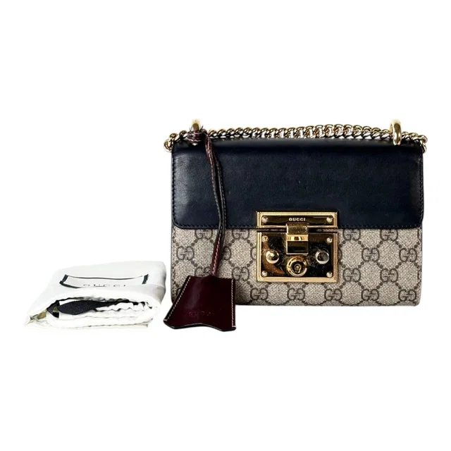 Gucci Padlock GG Bag Supreme Canvas in Canvas from Luxury Promise