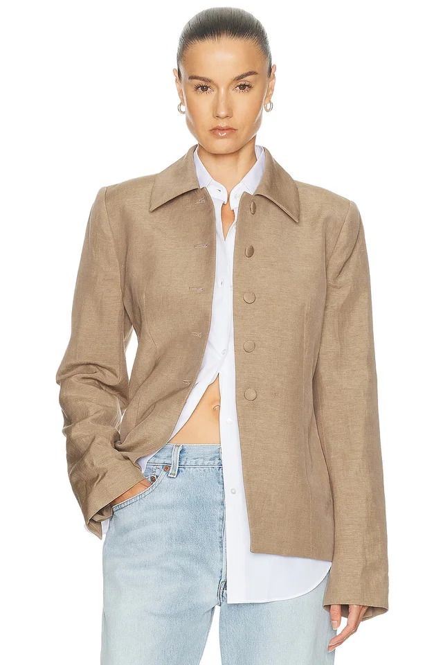SRG Mattie Blazer in Beige from FWRD, photo 1 of 1