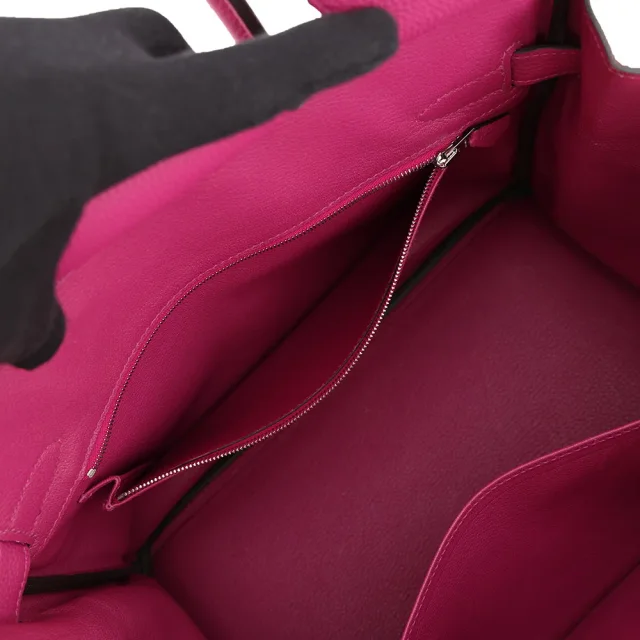 Hermès Birkin Rose Purple Togo Leather Size 30 in Pink Togo leather from GALLERY RARE, photo 7 of 14