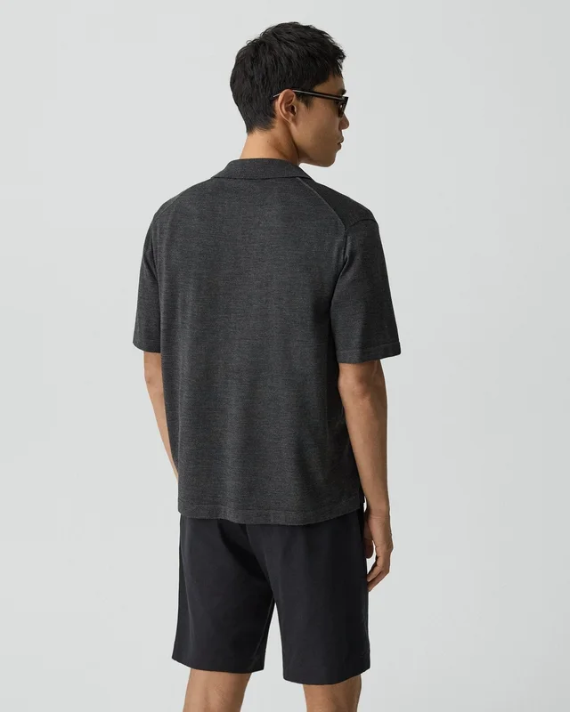Theory Button-Up Sweater in Regal Wool, photo 4 of 6 from Theory