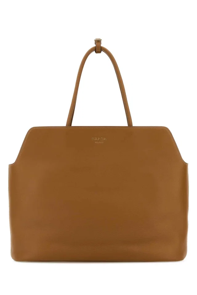 Prada Shoulder Bag — Brown in Brown Leather from HEWI