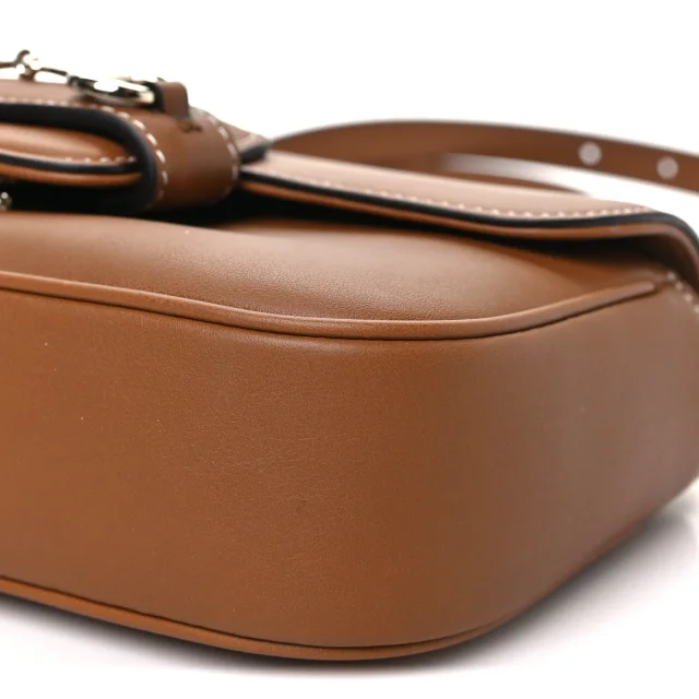 Gucci Horsebit 1955 Small Soft Top Handle Shoulder Bag Brown in Brown Calfskin from FASHIONPHILE, photo 9 of 9