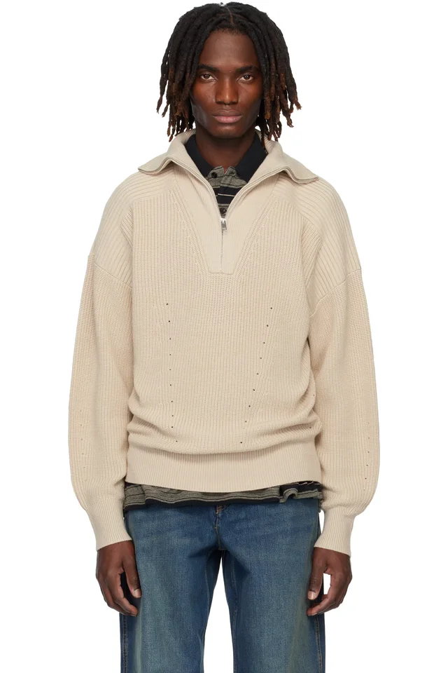 Isabel Marant Beige Benny Sweater, image 1 of 1 from SSENSE