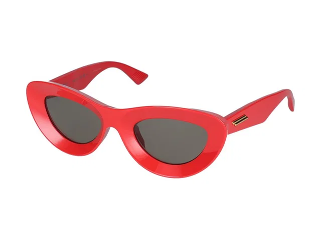 Bottega Veneta Bv1325s Cat-Eye Sunglasses — Red Injected in Red from HEWI