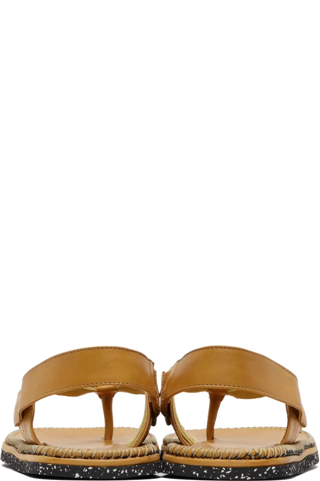 Kiko Kostadinov Tan Andras Sandals, photo 2 of 5 from SSENSE