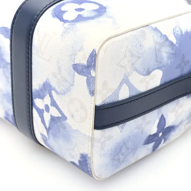 Louis Vuitton Monogram Watercolor City Keepall Blue in Blue Coated canvas from FASHIONPHILE, photo 9 of 9