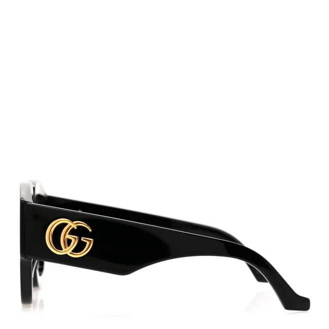 Gucci Acetate Square Sunglasses GG1546S Black in Black from FASHIONPHILE, photo 4 of 9