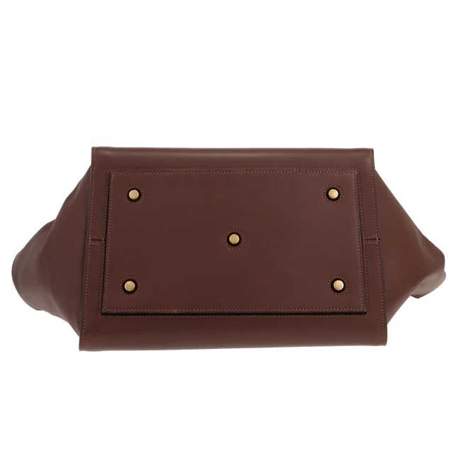 Celine Tie Bag handbag in brown leather in Brown Leather from Collector Square, photo 3 of 5