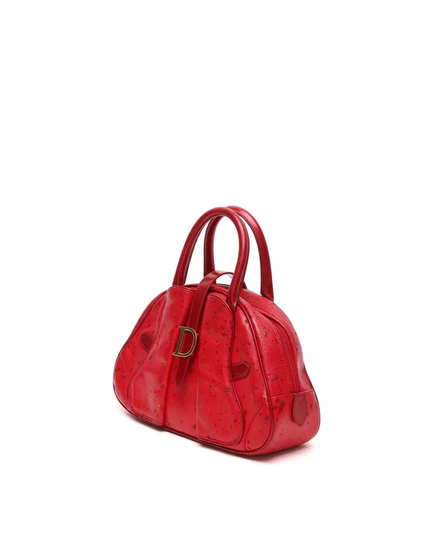 Dior Raindrop Double Saddle Bag in Leather from A Retro Tale, photo 2 of 2