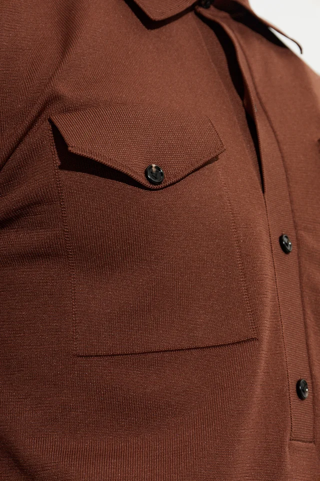 Bottega Veneta Long-sleeve polo shirt, photo 4 of 4 from SENSER