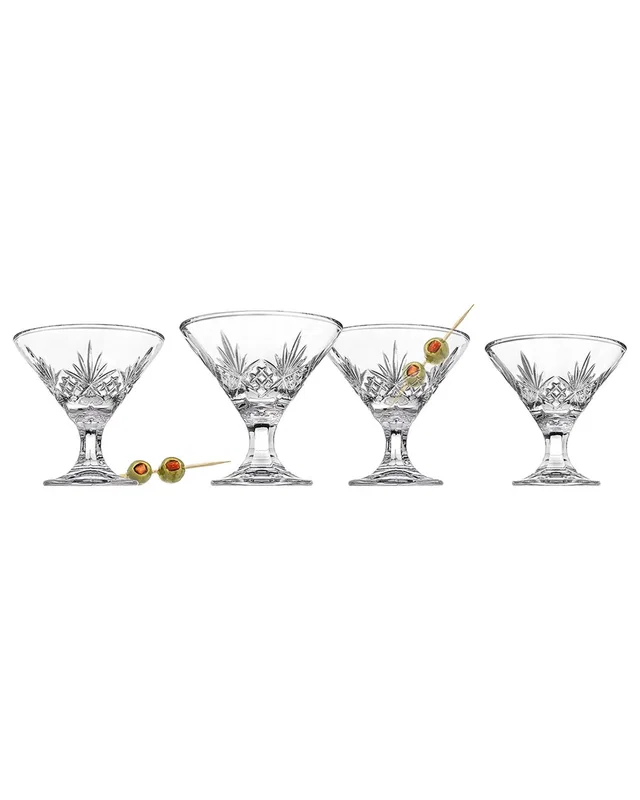 Godinger Set of 4 Dublin Crystal Martini Glasses, image 1 of 1 from Rue La La