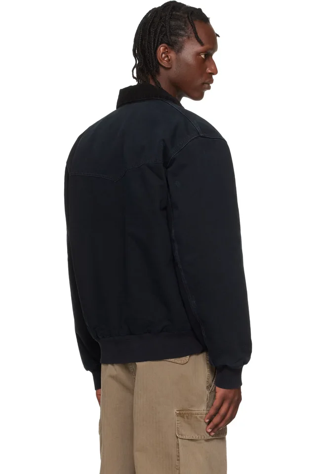 Carhartt Work In Progress Black OG Santa Fe Jacket, photo 3 of 4 from SSENSE