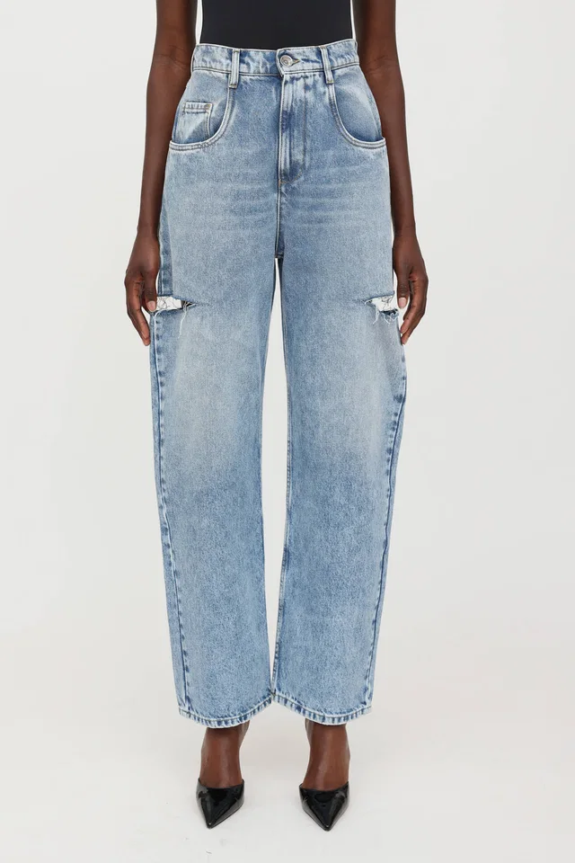 Maison Margiela 2021 Cut-Out Jeans from VSP Consignment