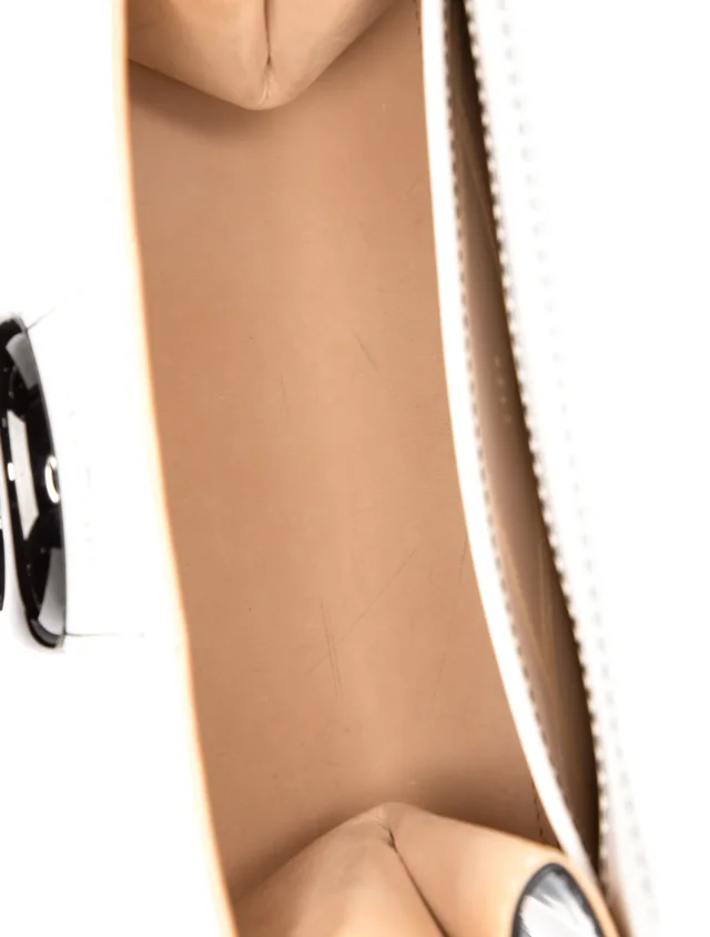 Delvaux Leather Top Handle Bag in white Leather from The RealReal, photo 6 of 6