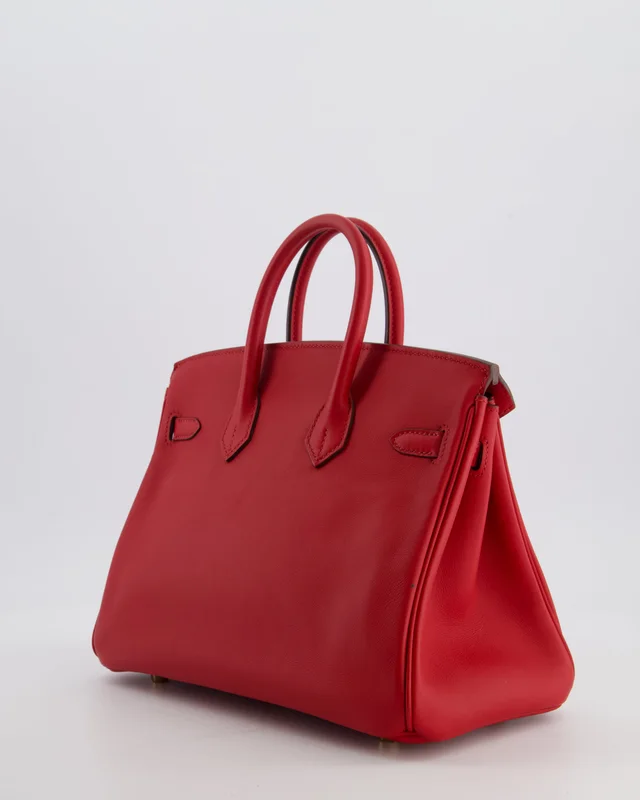 Hermès Birkin 25 Retourne Bag in Red Swift leather from Sellier, photo 2 of 2