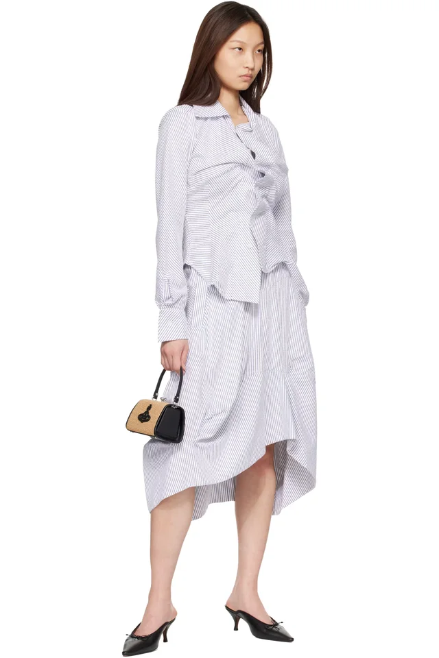Vivienne Westwood Beige Doll XL Bag, photo 4 of 4 from SSENSE
