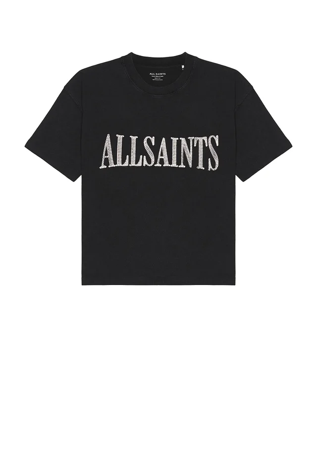 ALLSAINTS Dash Tee in Washed Black, photo 4 of 5 from REVOLVE (Canada)