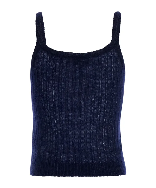 SHUSHU/TONG Brushed Logo Knitted Top, photo 2 of 3 from SENSER