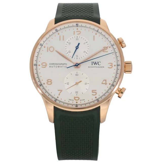 IWC Portuguese IW371611 41mm Gold Watch in Gold from H&T