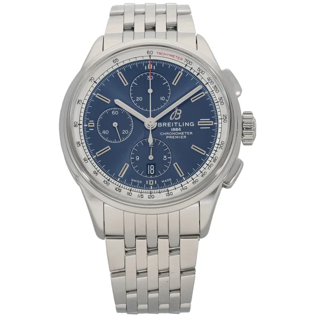 Breitling Premier Chronograph A13315 42mm Stainless Steel Watch from H&T