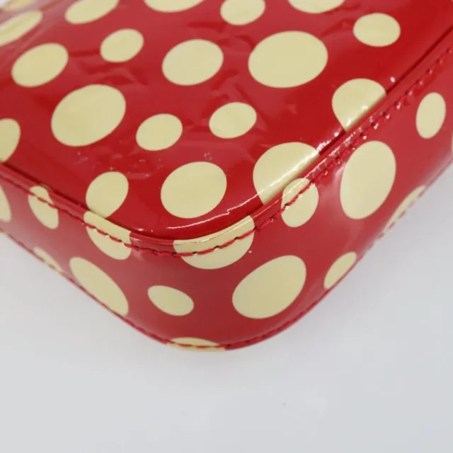 Louis Vuitton Pochette Accessoires Yayoi Kusama Painted Dots Monogram Vernis Red Patent_leather Bag in Red Patent leather from HEWI, photo 11 of 23